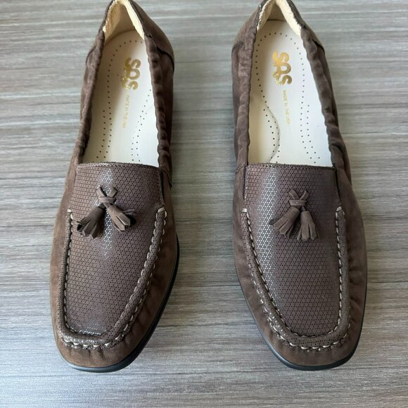 SAS Hope Slip On Loafer - Brown Turf Size 8 M $145 - Picture 3 of 11